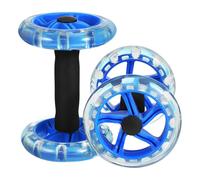 SEWACC Twin-wheel Fitness Roller, Abdominal Strengthening Device for Men And Women, Blue, 7. 87 X 5. 51 X 5. 51 Inch