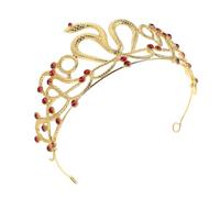 SEWACC Two-tone Snake Crown Headband for Adults Rhinestone Headdress Princess Tiara Bride Crown for Wedding Snake Costume Accessories Goddess Christmas Headpiece