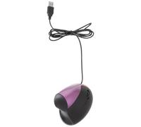 SEWACC USB Mouse Ergonomic Mouse for Computer Operation and Laptop High Performance 5-button Upright Wrist Support Abs Material Purple for Users
