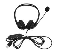 SEWACC USB Noise Cancelling Headset with Microphone Wired Over Ear Headphones for Office Computer Laptop Online Courses Comfortable Lightweight Design