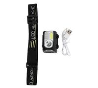 SEWACC USB Rechargeable Sensor Headlight with Built in Lithium Battery Compact LED Headlamp for Outdoor Camping Fishing Hiking Night Running and Home Maintenance