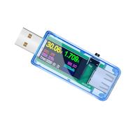 SEWACC USB Tester Type Power with High-definition LCD Display Portable Digital Wattmeter for Voltage Capacity Energy and Temperature Monitoring USB Power Supply Tester for Chargers