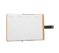SEWACC Vintage Business Notebook with Password Lock Portable PU Cover Journal for Travel School Office Retro Diary with Smooth for Conference Notes and Personal Planning