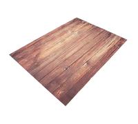 SEWACC Vintage Comfortable Background Tapestry Photography with to Vinyl Rustic Brown Wood Grain Design, Reusable and for Live Broadcast and Car Display Scenes