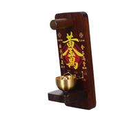 SEWACC Vintage Magnetic Brass Doorbell with Clear Melodic Chime Self-Adhesive Wooden Shopkeeper Bell for Front Porch Entrance Decoration Easy Installation for Home Office Garden