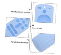 SEWACC Voice Remote Case Full Cover Compatible with Alexa Voice Remote Gen Shockproof Cover Slip Texture Easy Access to All Ports Buttons Durable Protection From
