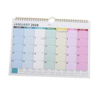 SEWACC Wall Calendar Hanging Month Planner with Multi Country Holidays Thick Paper Year Calendar for Home Office Organization Spacious Daily Blocks for Notes and Scheduling