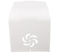 SEWACC Water Pump Plastic Cover Pool Pump Cover for Outdoor Motor White Plastic Rain Shield with Vent Openings Easy Installation Yard Use