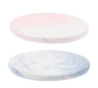 SEWACC Wax Sealing Pad 2Pcs Heat-Resistant Non-Stick Ceramic Backing Board for Wax Seal Stamps and DIY Crafts 3.74 Inch Square Coaster for Home and Office Use