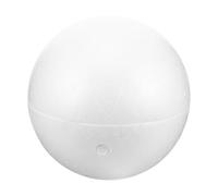 SEWACC White Foam Balls, Half Round Polystyrene Balls Hollow Dome Polystyrene Balls Craft Hollow Ball DIY Crafts Arts Round Balls for Art Supplies Modeling Craft Project 20cm
