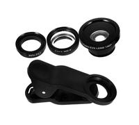 SEWACC Wide Angle Fisheye Macro Phone Camera Lens Kit External Lens for Enhanced Mobile Photography Compatible with Smartphones