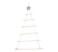 SEWACC Wooden Branch Christmas Tree Hanging Ladder Decorations for Christmas Tree Create Festive Atmosphere for Home Wall Display
