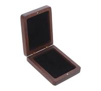 SEWACC Wooden Medal Storage Box with Soft Lining Portable Display Stand for Awards and Achievements Elegant Pin and Badge Showcase for Collectors and Ceremonies