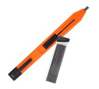 SEWACC Woodworking Mechanical Pencil with Pencil and Graphite Refills Drawing and for Construction Sketching and Carpenter Use