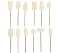 SEWACC Wool Nail Drill Bit Set 12pcs for Manicure and Nail Art Designs for DIY Use for Female Friends and Girlfriends