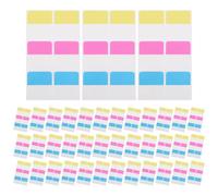 SEWACC Writable Self-Adhesive Index Tabs for Notebook and File Classification, Medium Size 60Pcs Per Pack, 20 Packs Colorful Sticky Page Markers for Organizing Documents and Planners