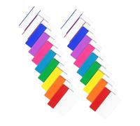 SEWACC Writable Sticky Page Markers Transparent Index Tabs Portable Reading Strips Multi Color Adhesive Flags for Books Study Note Highlighting and Organizing