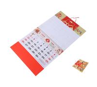 SEWACC Year of Horse Calendar Traditional Chinese Zodiac Wall Hanging with Feng Shui Art Daily Auspicious Dates Astrology for Home and Office Decor