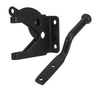 SEWACC Zinc Plated Gate Latch Heavy Duty Carbon Steel Door Lock Hasp for Wood Fence Garden Gates with Screws Easy Installation Hardware
