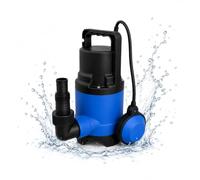 Sewage Pump 7500 L/H with 400 Watt - Max. 5 m Delivery Height & 4 m Immersion Depth, 10 m Cable, Heat Protection, Robust Noryl Wheel, Submersible Pump for
