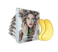 SEWAK Under Eye Gel Patches 20 Pcs / 10 Pairs, 24K Gold Under Eye Masks for Puffy Eyes, Anti Wrinkle, Dark Circles, Skincare, Dry & Fine Lines, Hydrating, Soothing