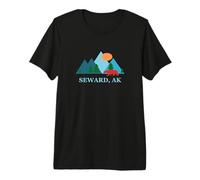 Seward Alaska AK Vacation Vintage Logo Premium T-Shirt