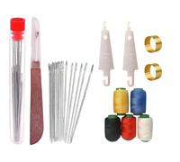 SewBuddy Sewing Kit, Sewbuddy Portable Handmade Repair Set, Big Eye Steel Sewing Needles Kit, Portable DIY Hand Made Craft Set, Multi-Purpose Needle and Thread Kits for Beginners, DIY Lovers (1)