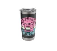 Sewciopath at Work Seamstress Sew Sewing Stitching Stainless Steel Insulated Tumbler