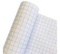 SewCrane 14CT Easy Count Aida Cotton Embroidery Fabric with Washable Grid Lines, White (59" W x 39" L)