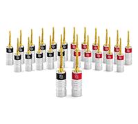 Sewell SilverbackSL Gold Pin Banana Plugs for Spring-Loaded Inputs, 12-Pack (SW-30006-12)