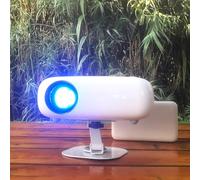 SEWENS - Mini HD Projector, Powered by Powerbank, 10000 Lumens Portable with Tripod for Outdoor Travel Cinema, Compatible with Android/iOS/Windows/TV Stick/HDMI/USB