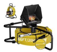 Sewer Camera 66ft/20M 4.3" Pipe Drain Inspection Camera DVR Borescope with Lights Waterproof IP68 17MM Industrial Endoscope (17MM Camera-20M)