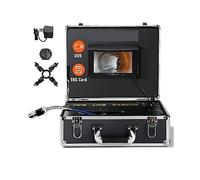 Sewer Camera 7" Screen Pipeline Inspection Camera w/DVR Function Waterproof Camera w/12 Adjustable LEDs and 16 GB SD Card(20M)