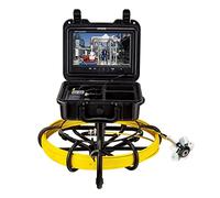Sewer Camera for Drain Inspection - Wireless WiFi Video Camera with 9 Inch LCD Monitor, 20m Cable, Industrial Endoscope for Pipeline Inspection