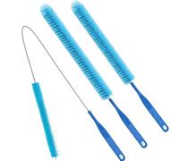 Sewer Cleaning Brushes Set of 3, Extended Cleaning Brushes for Dryer Lint Removal Brushes and Bathroom, Toilet Pipes, Kitchen Sinks, Drains, Removes Lint and Small Debris from Sewers