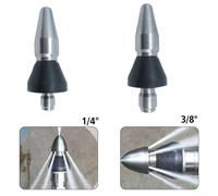 Sewer Cleaning Nozzle Tool 5000psi with High Pressure Front and Rear Jets for Efficient Pipe Flushing (3/8)