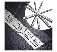 Sewer cover， 304 Stainless Steel Trench Channel Drain Yard Gazebo PatioSewer Gutter Pipe(35x1000x30mm)