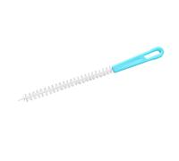 Sewer Drain Brush Sink Drain Cleaning Brush Straw Cleaning Brush Pipe Cleaning Brush Soft Bristles Versatile Portable Mini Brush for Kitchen Home Travel Nylon Metal Plastic 10g