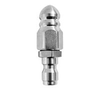 Sewer High Pressure Nozzle - 1/4 Inch Quick Connector, Stainless Steel Drain Nozzle, Powerful Pipe Cleaner Attachment, Rustproof Unplugging Tool for Sewage Gutters, Yard, Garden, Garage, Gewe
