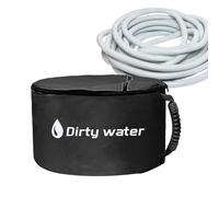Sewer Hose Storage Bag - Waterproof RV Hose Bag | RV Storage Organizer | Double Zipper Closure, Portable Carrier for Black Water Hoses Wires Camping Tools, Foldable Accessory Bâg