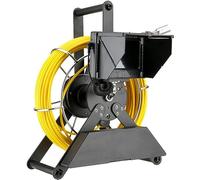 Sewer Inspection Camera, 4.3inch Industrial Endoscope with Meter Counter, 16GB DVR, 20m Cable for Pipeline Inspection and Drain Cleaning