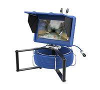 Sewer Inspection Camera, Sewer Camera, 10 Inch Sewer Pipe Pipeline Inspection Camera Video Meter Meter Keyboard Wireless WIFI HD 1080P Industrial Endoscope For Home Wall Duct Drain Pipe Plumbing(30m)