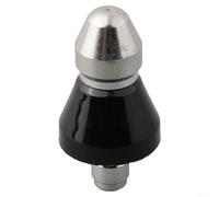 Sewer Nozzle Rotating Button Nose Rust Resistant 5000PSI Pipe Cleaning Tool for Outdoor Drainage Systems