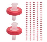 seweu 100 PCS Syringe Filter PTFE, Syringe Lab Filter 13mm Membrane Diameter, 0.22μM Pore Size, HPLC
