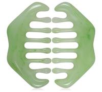 seweu 2-Piece Handheld Head Massage Scalp Comb, Guasha Scraping Scalp Comb, Portable,Eases Pain