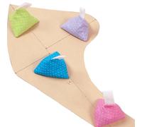 Sewing | 4 Triangular Clipboards with Handle - Cutting Weights, for Quilting, Crafting and Writing, Beginners and Professionals
