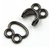 Sewing Accessories Metal Buttons Mink Coat Buckle Hook And Eye Contact Mink Coat Collar Buckles,Pack of 10