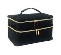 Sewing Accessories Storage Box | Sewing Basket Organiser Double Layer | Basket Suitcase Box for Sewing Accessories, Two-Way Zipper, Large Capacity, Waterproof, for Needles, Clips, Sewing Tools