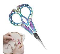 Sewing and Embroidery Scissors - Vintage Stainless Steel Gadget for Precision | Small Sewing and Craft Scissors | For Mom, Grandma, Beginners, Enthusiasts, Studio, Art Lessons, Home and