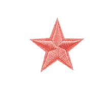 Sewing Applique Patches, Applique Patches 10pcs Small Star Iron On for Clothes Embroidered DIY Multicolor 2.7cm(Pinky Orange)